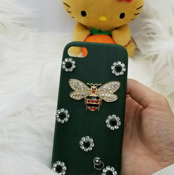 Iphone 7&8 Luxury 3D Metal Bee Pearl Case - Picture 5 of 8